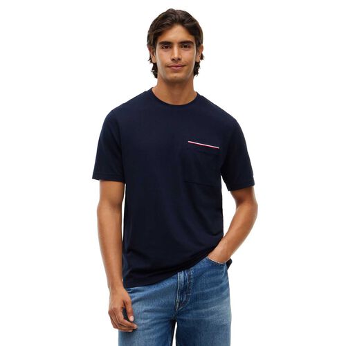 Tommy Hilfiger Global Stripe Pocket Pique T-Shirt